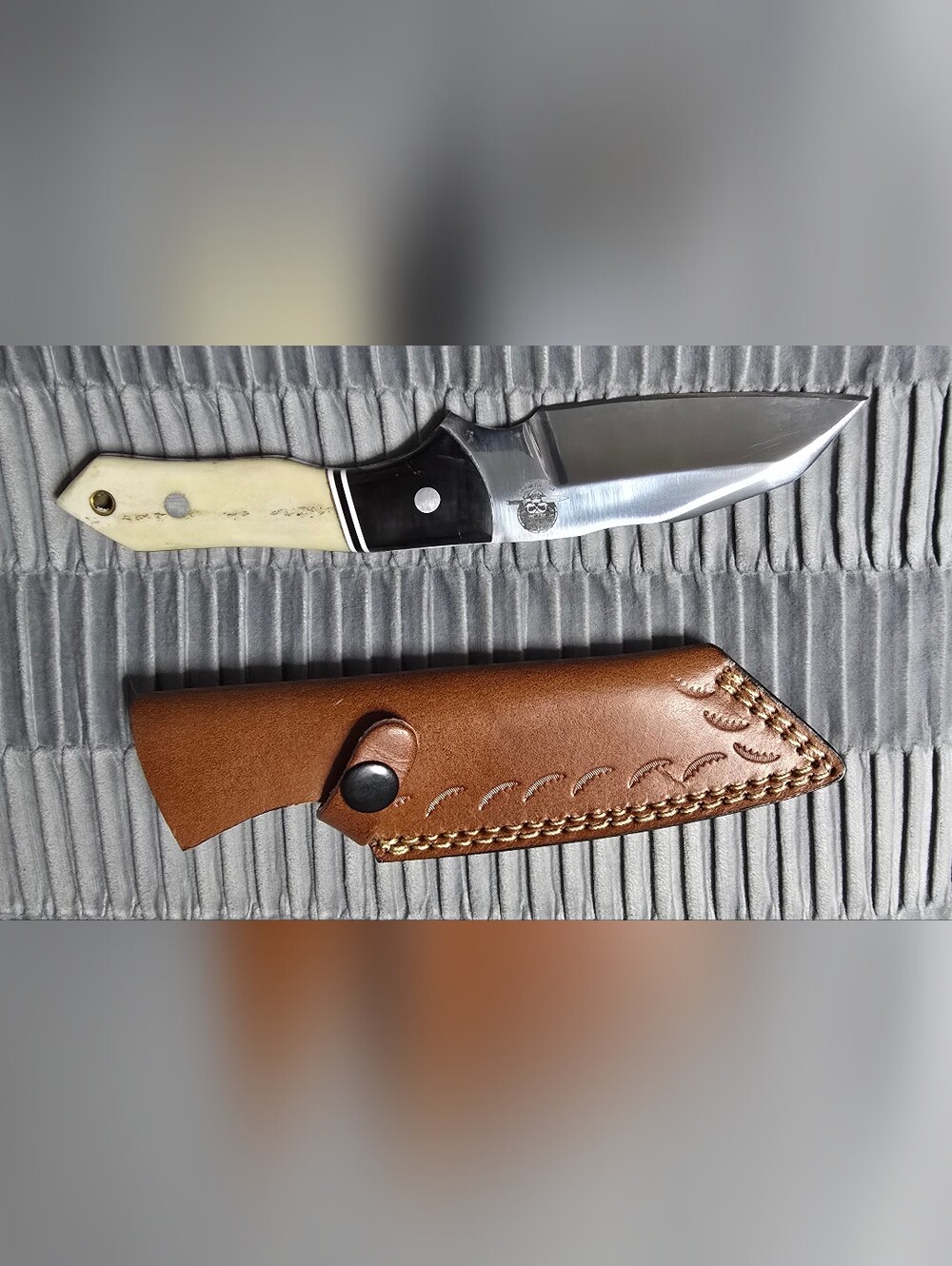 970 BladeWorks Fixed Blade Brown Leather Sheath 🇺🇸🔥